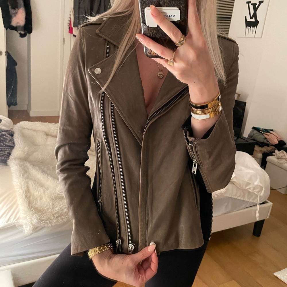 IRO Brown Leather Jacket